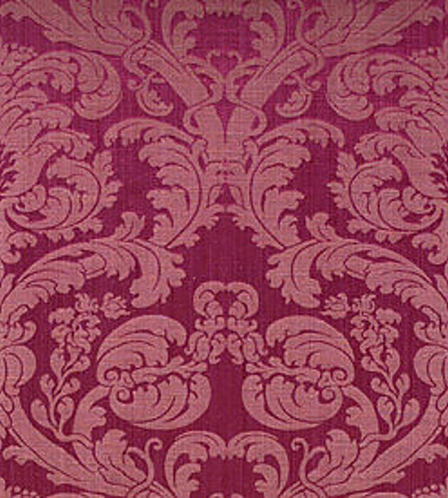 Lelievre Tournelle Damask Framboise Fabric Sample H0 00084128