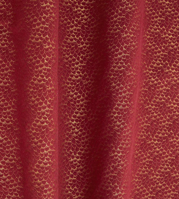 Lelievre Ecaille De Chine Rubis Fabric Sample H0 00094254