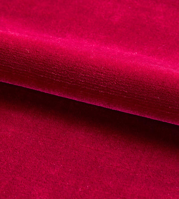 Tassinari & Chatel Velours Uni Rubis Fabric H0 00111502