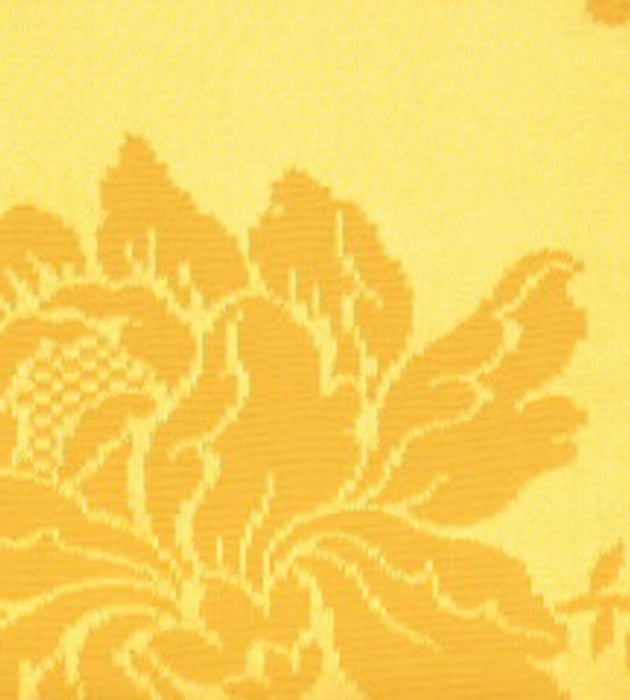 Lelievre Alicante Damask Bright Yellow Fabric H0 00124019