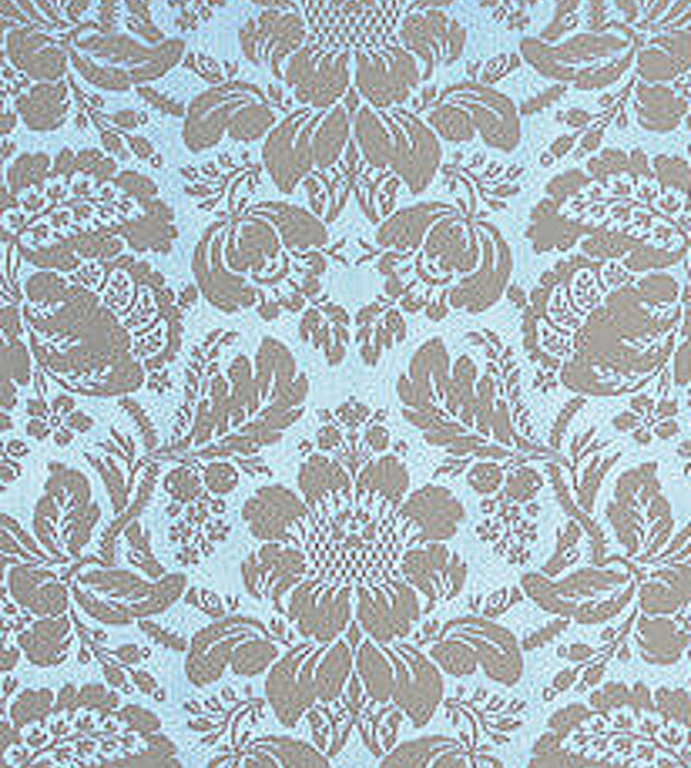 Lelievre Recta Plain Blue Fabric Sample H0 00204021