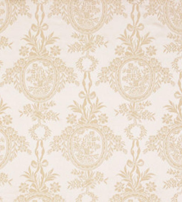 Lelievre Damas Rambouillet Ivoire Fabric Sample H0 00224048