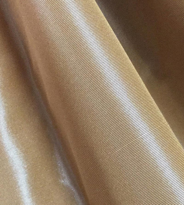 Lelievre Silk Virtuose Nougatine Fabric Sample H0 00484165