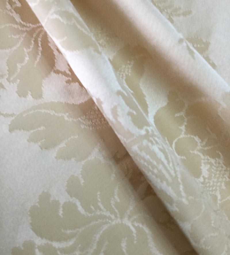 Lelievre Alicante Damask Cream Fabric Sample H0 00044019