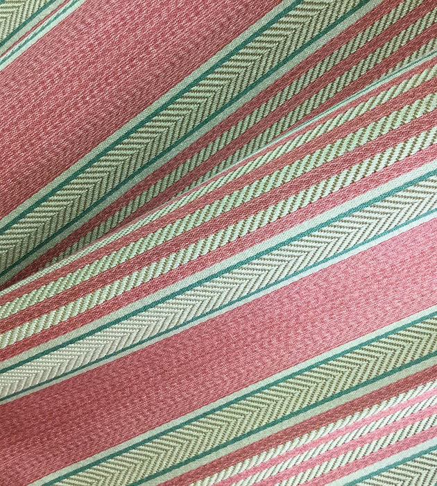 Lelievre Imberline Chevron Vert Fabric Sample H0 00024183