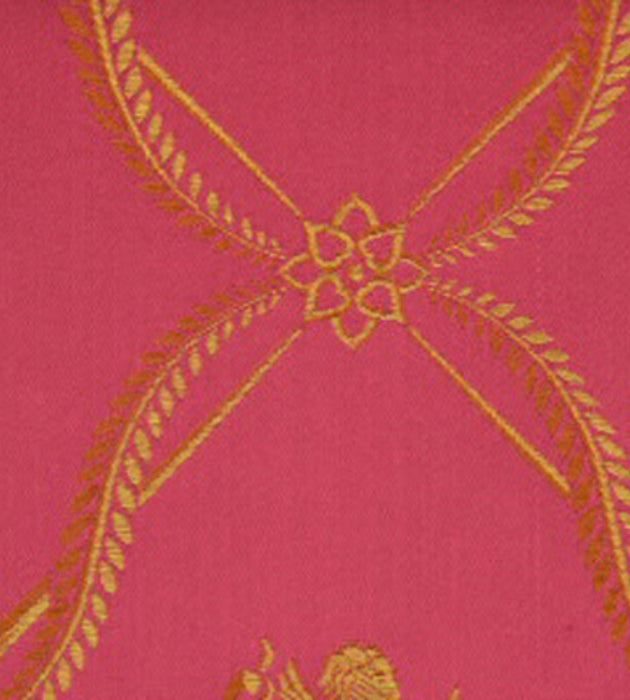 Lelievre Lampas Suchet Cherry Fabric Sample H0 00054026