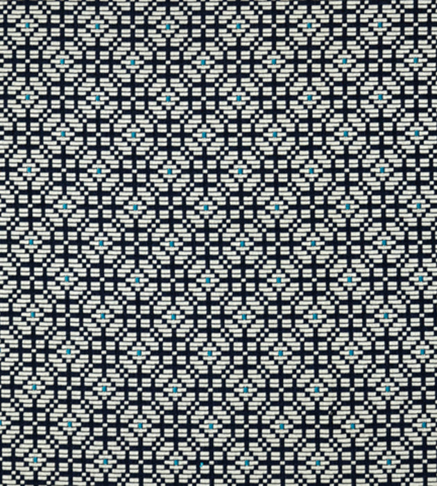 Lelievre Palanquin Navy Fabric Sample H0 00070487