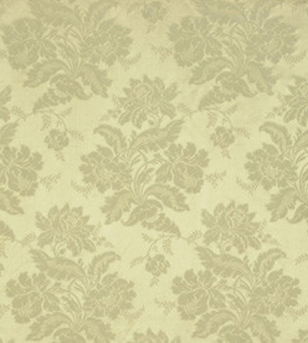 Lelievre Alicante Damask Green Gold Fabric Sample H0 00214019