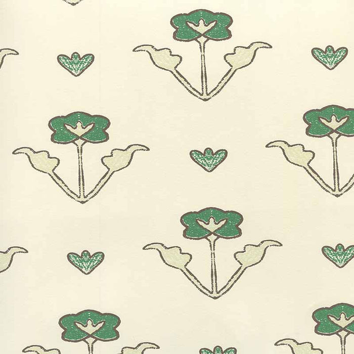 Home Couture Clementine All Over Green Brown Wallpaper HC1995W-06OWP