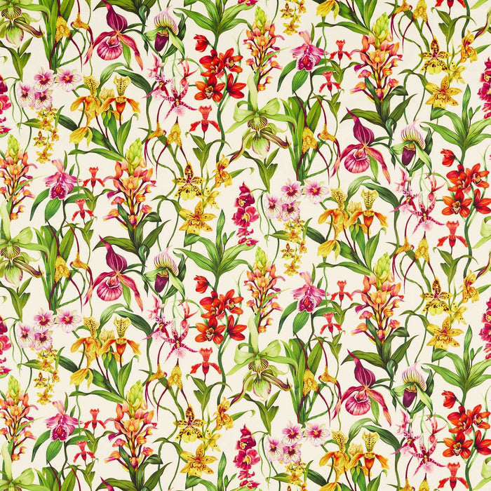 Harlequin Kalina Parchment/Forest/Azalea Fabric HC4F121167