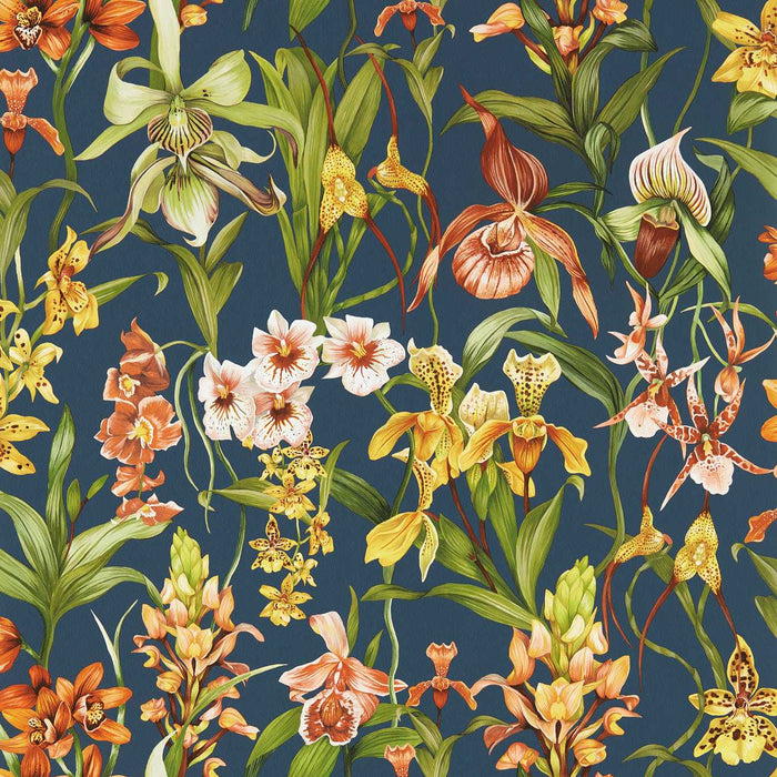 Harlequin Kalina Midnight/BakedTerracotta/Nectar Wallpaper HC4W113010