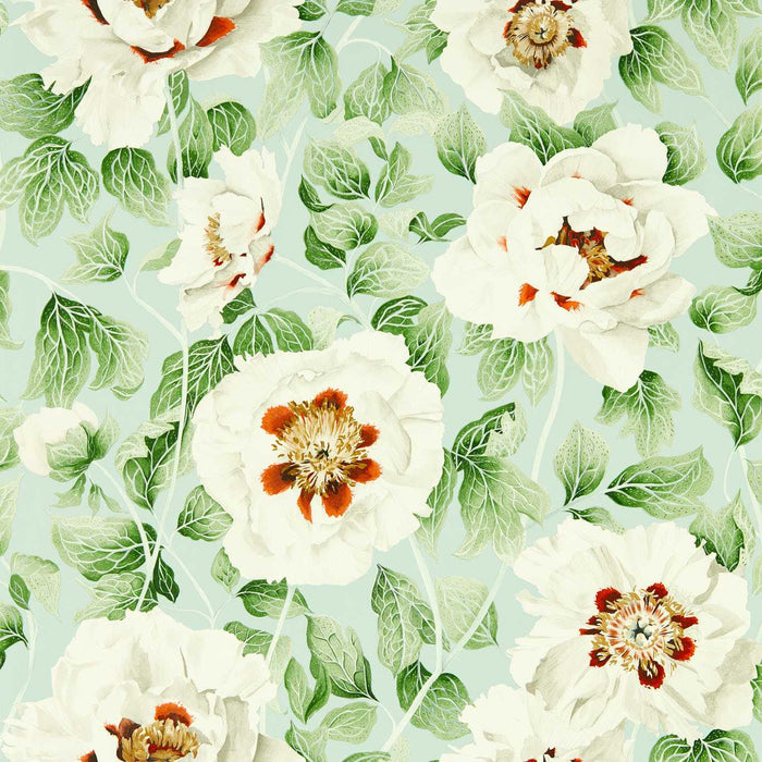 Harlequin Florent Seaglass/Clover/Rosehip Wallpaper Sample HC4W113015