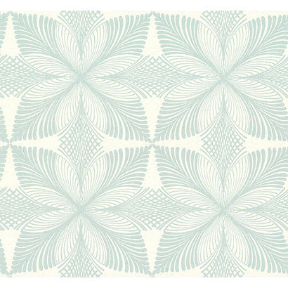 York Roulettes Cream & Blue Wallpaper HC7541