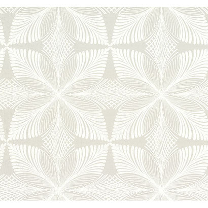 York Roulettes Grey & White Wallpaper HC7544