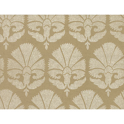 York Ottoman Fans Gold & White Wallpaper HC7575