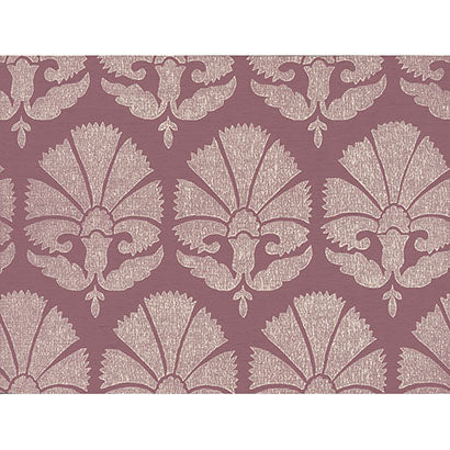 York Ottoman Fans Dark Red Wallpaper HC7577