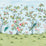 Harlequin Florence Sky/Meadow/Blossom 112889 Wallpaper Sample HDHW112889