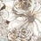 Seabrook Designs Ink Rose Mocha & Blue Mist Wallpaper Sample HG10106