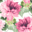 Seabrook Designs Watercolor Floral Cerise Pink & Evergreen Wallpaper HG10301