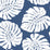 Seabrook Designs Monstera Leaf Blue Wallpaper HG10502