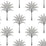 Seabrook Designs Montgomery Palm Harbor Grey Wallpaper HG10708