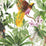 Seabrook Designs Tropical Bird White Wallpaper HG10900