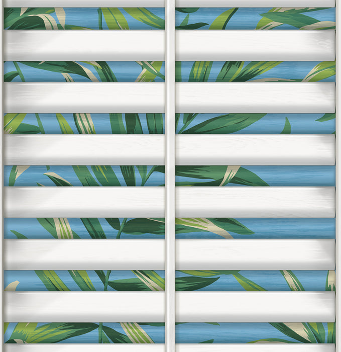 Seabrook Designs Richwood Shutters Ciel Wallpaper HG11000