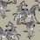 Seabrook Designs Playful Zebras Light Blue Wallpaper HG11102