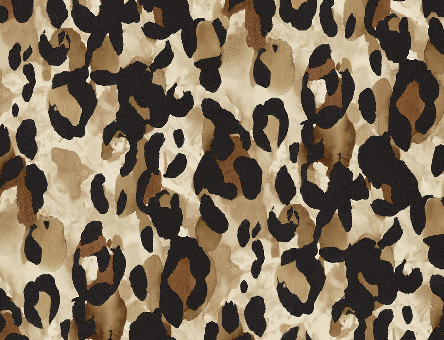 Seabrook Designs Leopard Print Fallburn Tan Wallpaper HG11406