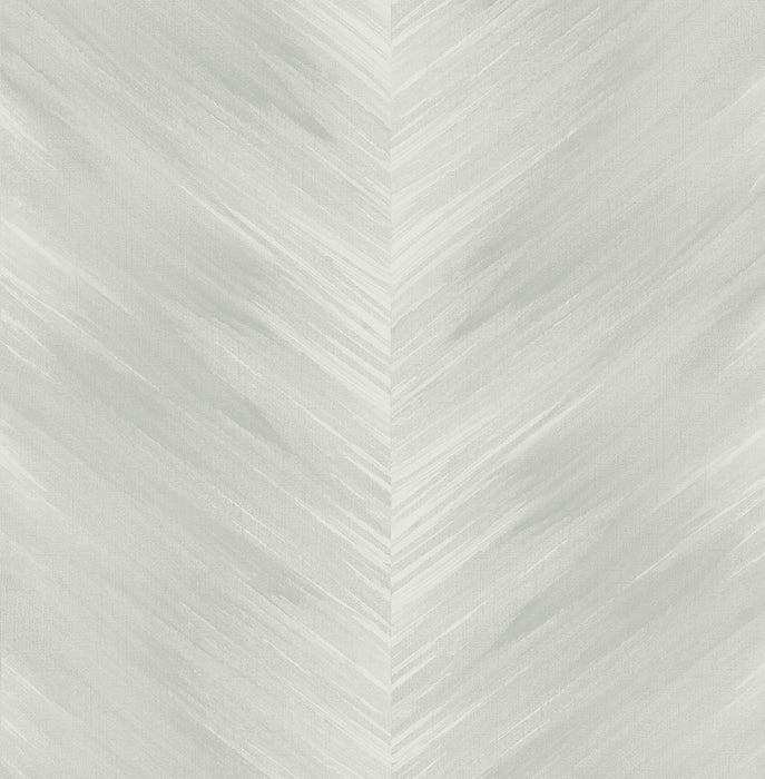 Seabrook Designs Washed Chevron Daydream Grey Wallpaper HG11708