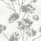 Seabrook Designs Dandelion Floral Metallic Silver Wallpaper HG12108