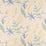 Old World Weavers Wethersfield Fern Khaki Blue Fabric Sample HH 00033803