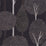 Harlequin Silhouette Silver Charcoal and Slate 117 Wallpaper Sample HJO60117