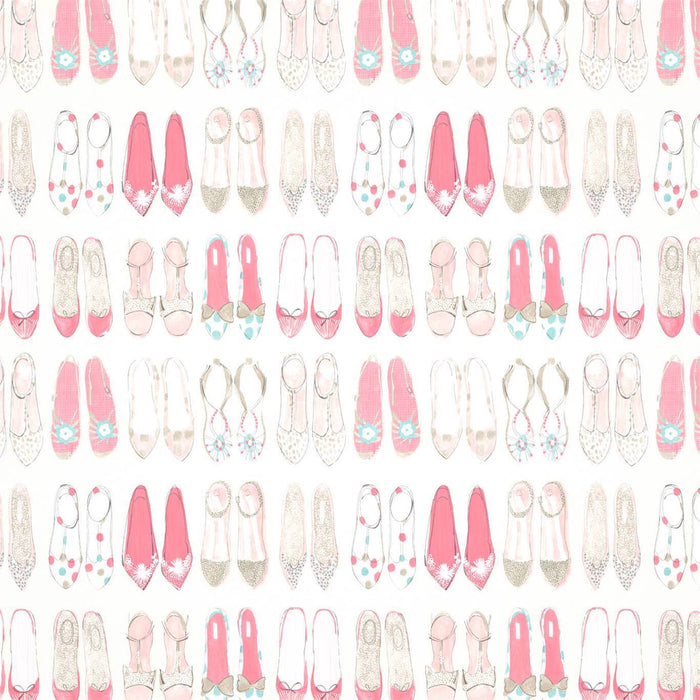 Harlequin World At Your Feet Pebble/Blossom/Sky 112646 Wallpaper Sample HLTF112646