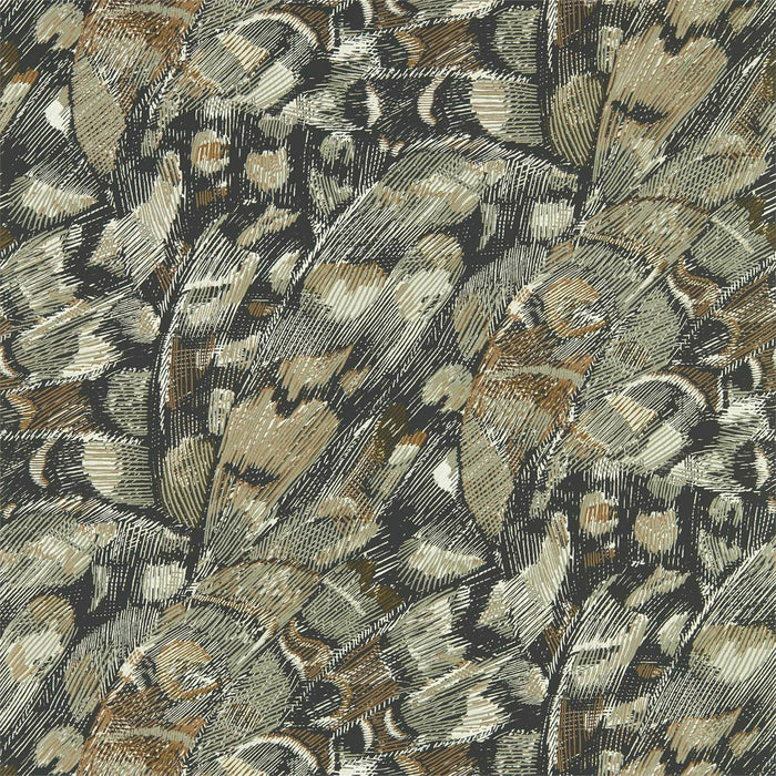 Harlequin Lamina Onyx/Bronze 112168 Wallpaper Sample HM6W112168