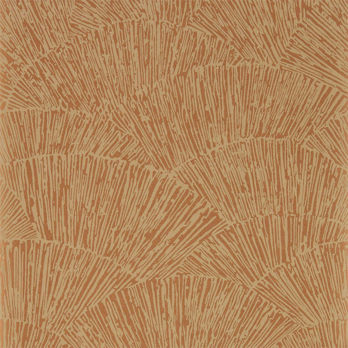 Harlequin Tessen Copper 112179 Wallpaper Sample HM6W112179