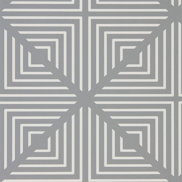 Harlequin Radial Slate/Chalk 111552 Wallpaper Sample HMFW111552