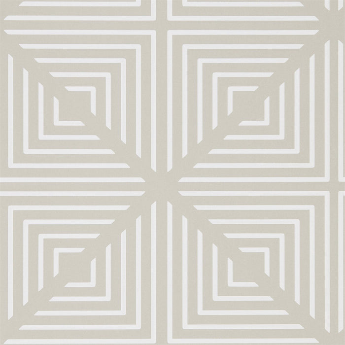 Harlequin Radial Linen/Chalk 111554 Wallpaper Sample HMFW111554