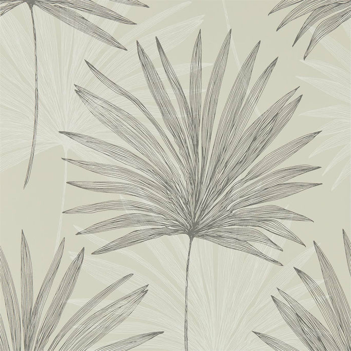 Harlequin Mitende Pewter/Chalk 112230 Wallpaper Sample HMIW112230