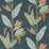 Harlequin Llenya Ink/Coral/Seaglass 112236 Wallpaper Sample HMIW112236