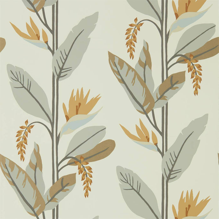 Harlequin Llenya Honey/Jet/Jute 112237 Wallpaper Sample HMIW112237