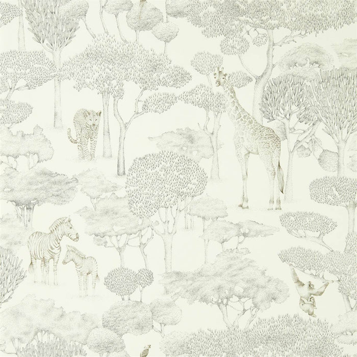 Harlequin Shamwari Chalk/Slate 112243 Wallpaper Sample HMIW112243