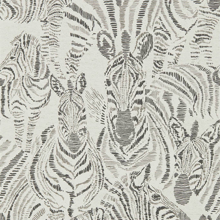 Harlequin Nirmala Chalk/Ebony 112257 Wallpaper Sample HMIW112257