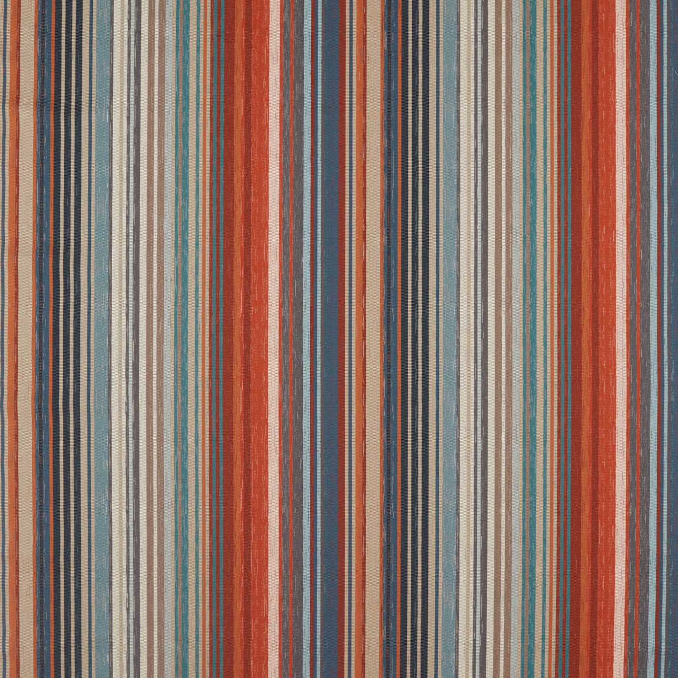 Harlequin Spectro Stripe Teal/Sedonia/Rust 132825 Fabric Sample HMNI132825