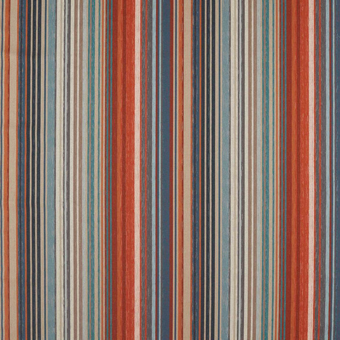 Harlequin Spectro Stripe Teal/Sedonia/Rust 132825 Fabric Sample HMNI132825