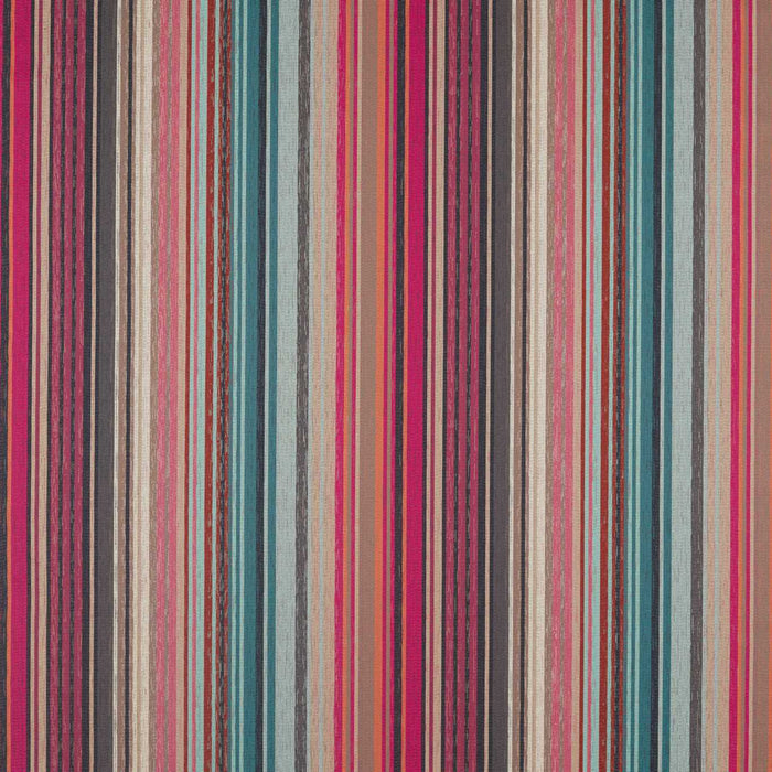 Harlequin Spectro Stripe Cerise/Marine/Coral 132826 Fabric Sample HMNI132826