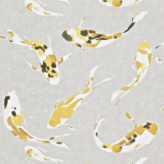 Harlequin Koi Saffron 110901 Wallpaper Sample HMOW110901