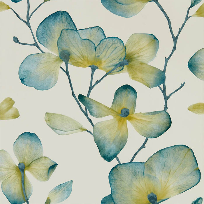 Harlequin Kienze Marine/Zest 111957 Wallpaper Sample HMWF111957