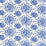 Hinson Fireworks Cotton Print Blue On White Fabric Sample HN 000BF1020