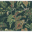 York Jungle Cat Dark Green Wallpaper HO2146